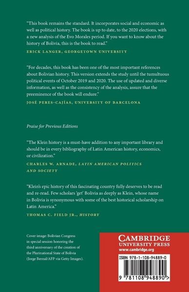 Produktbild: A Concise History of Bolivia