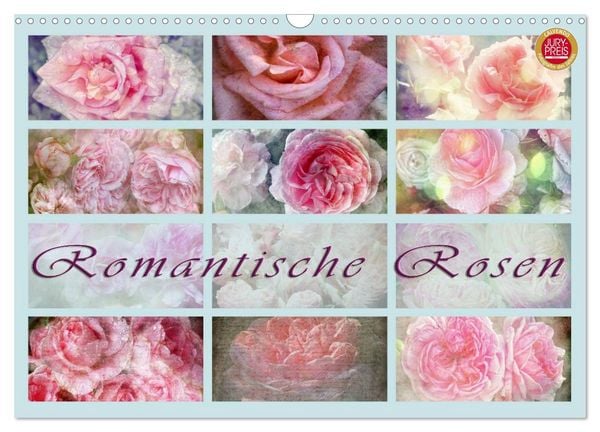 Produktbild: Romantische Rosen (Wandkalender 2026 DIN A3 quer), CALVENDO Monatskalender
