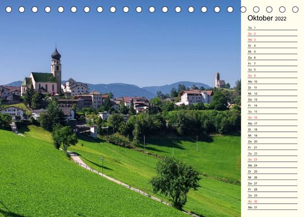 Produktbild: Eisacktal - Wipptal - Vom Brenner bis nach Bozen (Tischkalender 2022 DIN A5 quer)