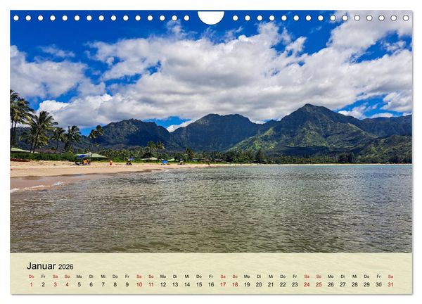 Produktbild: Hawaii - Eindr&uuml;cke von Big Island, Kauai & Oahu (Wandkalender 2026 DIN A4 quer), CALVENDO Monatskalender