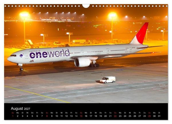 Produktbild: Flugzeuge bei Nacht (Wandkalender 2027 DIN A3 quer), CALVENDO Monatskalender