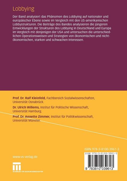 Produktbild: Lobbying