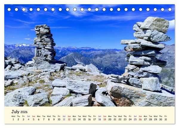 Produktbild: Switzerland and its majestic Alps (Desk Calendar 2026 DIN A5 landscape), CALVENDO 12 Month DeskCalendar