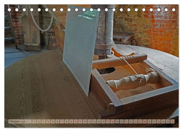 Produktbild: Faszination Wall-Holl&auml;nder Greftm&uuml;hle in Nordhemmern (Tischkalender 2026 DIN A5 quer), CALVENDO Monatskalender