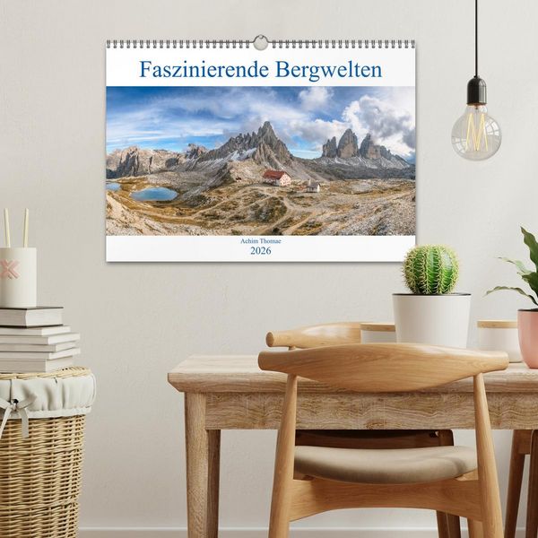 Produktbild: Faszinierende Bergwelten (Wandkalender 2026 DIN A3 quer), CALVENDO Monatskalender