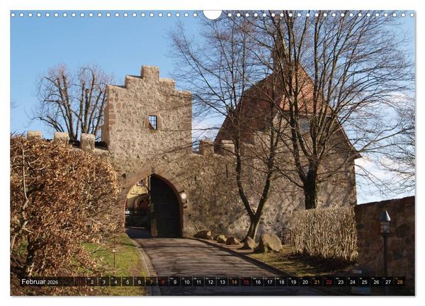 Produktbild: Burgen & Schl&ouml;sser im Odenwald (Wandkalender 2026 DIN A3 quer), CALVENDO Monatskalender