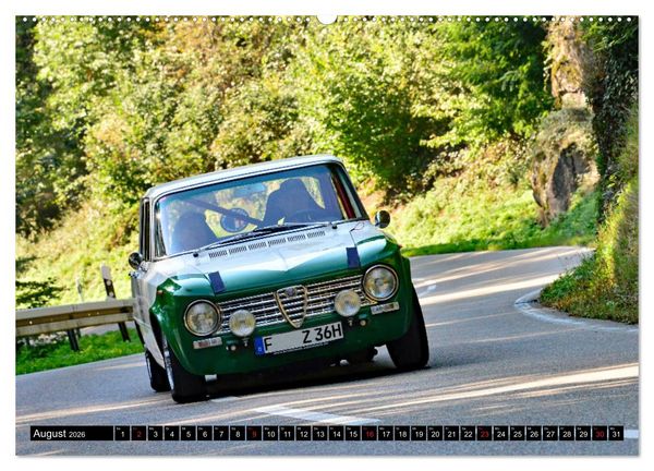 Produktbild: Italienische Oldtimer am Berg (Wandkalender 2026 DIN A2 quer), CALVENDO Monatskalender