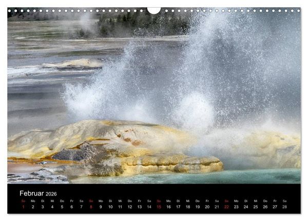 Produktbild: Traumziele in den USA. Der Yellowstone National Park (Wandkalender 2026 DIN A3 quer), CALVENDO Monatskalender
