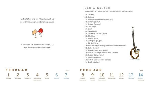 Produktbild: Heinz Erhardt: Literarischer Wochenkalender 2027