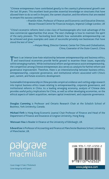 Produktbild: Sustainable Entrepreneurship in China