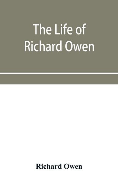Produktbild: The life of Richard Owen