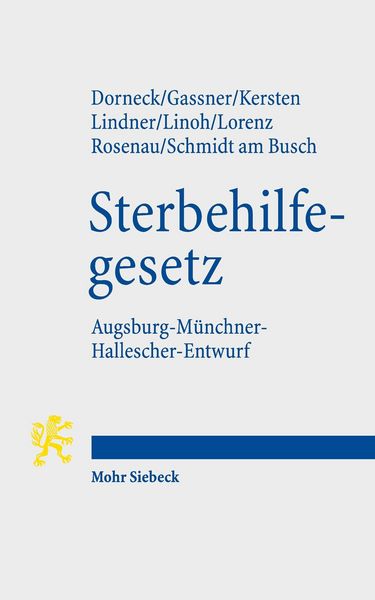 Produktbild: Gesetz zur Gew&auml;hrleistung selbstbestimmten Sterbens und zur Suizidpr&auml;vention