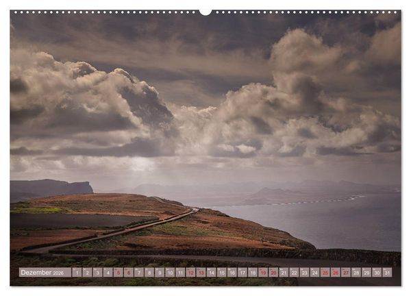 Produktbild: Idyllische Vulkaninsel Lanzarote (hochwertiger Premium Wandkalender 2026 DIN A2 quer), Kunstdruck in Hochglanz