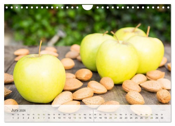 Produktbild: ApfelZEIT - Nat&uuml;rlich k&ouml;stlich (Wandkalender 2026 DIN A4 quer), CALVENDO Monatskalender