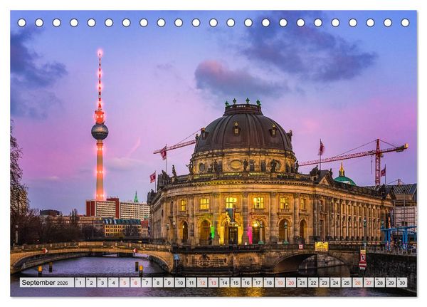 Produktbild: Europa Die Hauptst&auml;dte (Tischkalender 2026 DIN A5 quer), CALVENDO Monatskalender