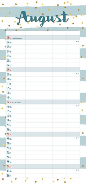 Produktbild: Familienplaner mit Tasche 2027