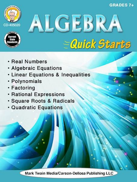 Produktbild: Silvano: Algebra Quick Starts, Grades 7 - 12