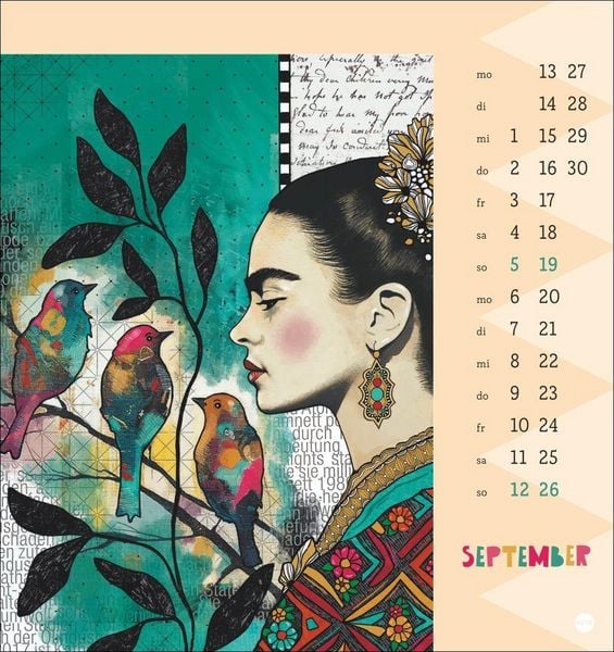 Produktbild: Frida Postkartenkalender 2027