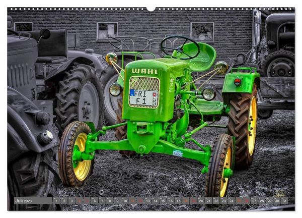 Produktbild: Traktoren - Oldtimer (hochwertiger Premium Wandkalender 2026 DIN A2 quer), Kunstdruck in Hochglanz