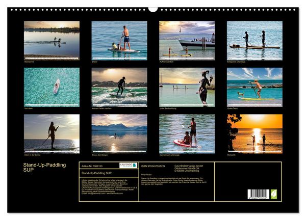 Produktbild: Stand-Up-Paddling SUP (Wandkalender 2026 DIN A2 quer), CALVENDO Monatskalender