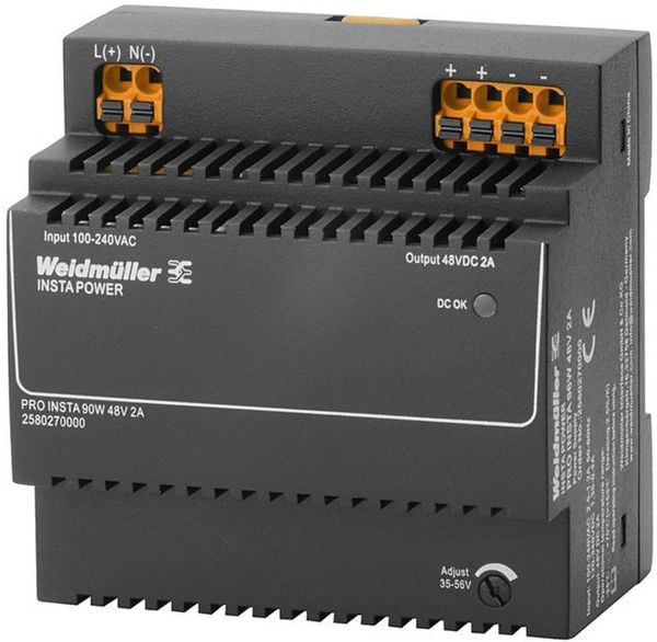Weidmüller 2580270000 Schaltnetzgerät 48 V/DC 2A 96W Inhalt 1St.