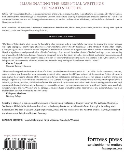 Produktbild: The Annotated Luther, Volume 1