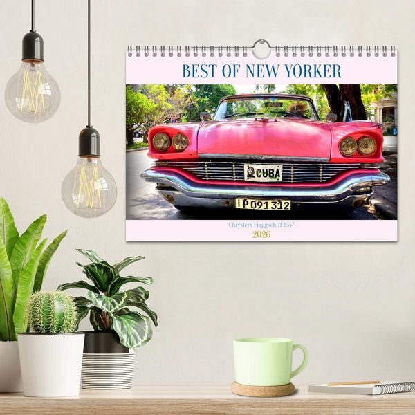 Produktbild: Best of New Yorker - Chryslers Flaggschiff 1957 (Wandkalender 2026 DIN A4 quer), CALVENDO Monatskalender