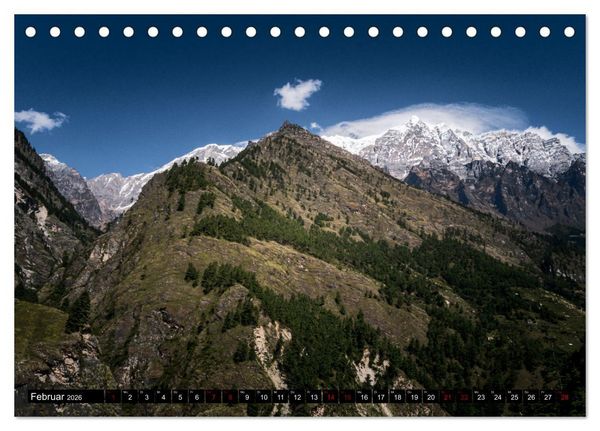 Produktbild: Nepal Tsum Valley - Tal des Gl&uuml;cks (Tischkalender 2026 DIN A5 quer), CALVENDO Monatskalender