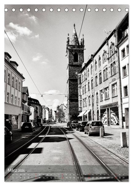 Produktbild: Ein Blick auf Erfurt (Tischkalender 2026 DIN A5 hoch), CALVENDO Monatskalender