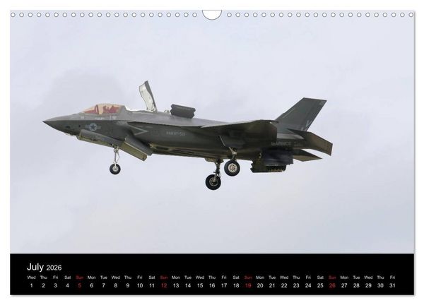 Produktbild: Lockheed Martin F35 Stealth Fighter (Wall Calendar 2026 DIN A3 landscape), CALVENDO 12 Month Wall Calendar