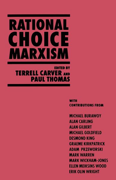 Produktbild: Rational Choice Marxism