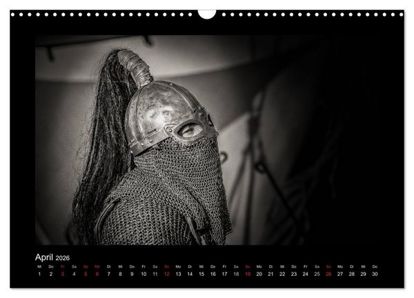 Produktbild: Wikinger und Krieger (Wandkalender 2026 DIN A3 quer), CALVENDO Monatskalender