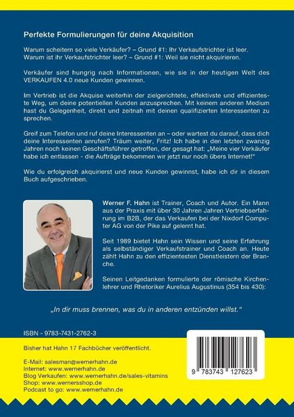 Produktbild: Perfekte Formulierungen f&uuml;r deine Akquisition