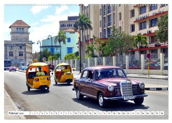 Produktbild: Mercedes-Benz Typ 180 - Ein deutscher Klassiker in Kuba (hochwertiger Premium Wandkalender 2025 DIN A2 quer), Kunstdruck in Hochglanz
