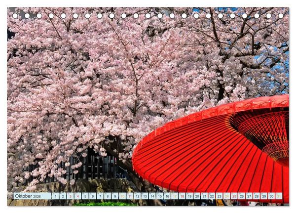 Produktbild: Tokio - Hightech und Menschenmassen (Tischkalender 2026 DIN A5 quer), CALVENDO Monatskalender
