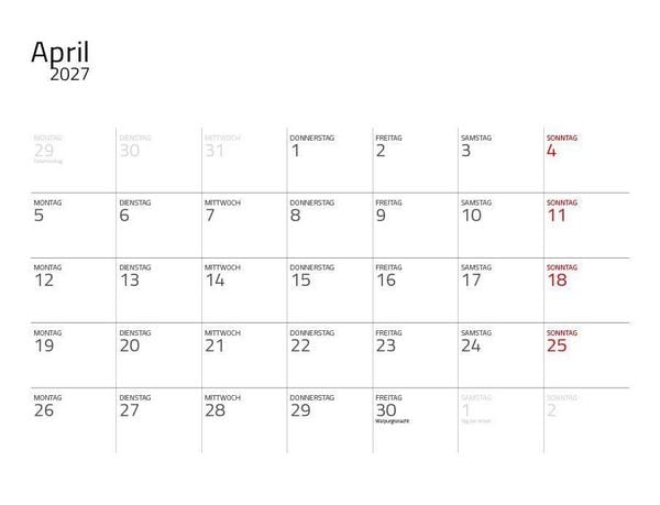 Produktbild: Katzen 2027 Eintragkalender