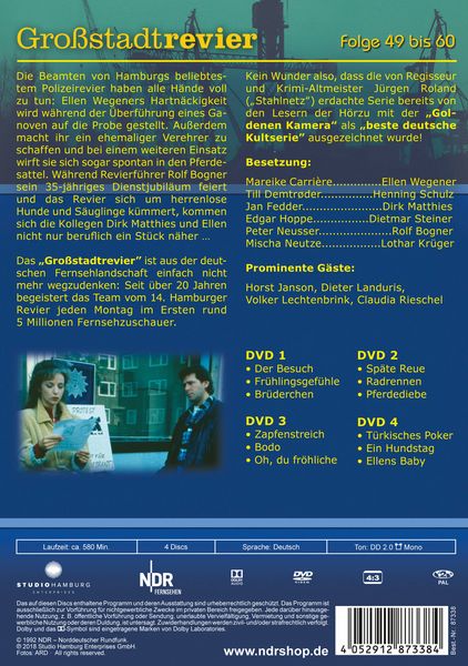 Produktbild: Gro&szlig;stadtrevier - Box 2/Folge 49-60 [4 DVDs]