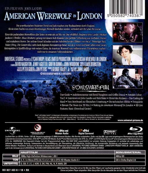 Produktbild: American Werewolf in London