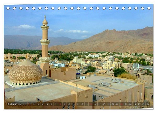 Produktbild: Oman - Eine Bilder-Reise (Tischkalender 2026 DIN A5 quer), CALVENDO Monatskalender