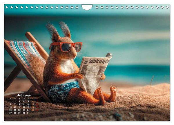 Produktbild: N&uuml;sse waren gestern &ndash; jetzt wird&rsquo;s verr&uuml;ckt! (Wandkalender 2026 DIN A4 quer), CALVENDO Monatskalender
