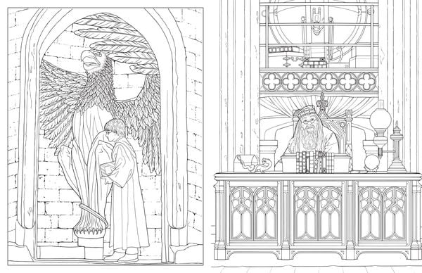 Produktbild: Aus den Filmen zu Harry Potter: Das offizielle Hogwarts-Malbuch
