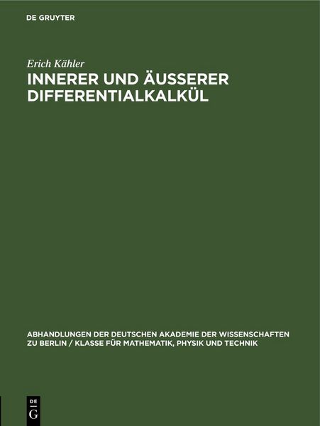Produktbild: Innerer und &auml;usserer Differentialkalk&uuml;l