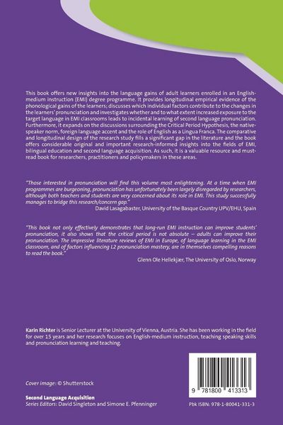 Produktbild: English-Medium Instruction and Pronunciation