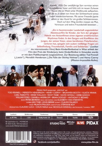 Produktbild: Kayla - Mein Freund aus der Wildnis / Preisgekr&ouml;nter Abenteuerfilm aus dem hohen Norden Kanadas mit toller Besetzung (Pidax Film-Klassiker)