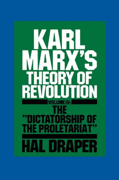 Produktbild: Karl Marx's Theory of Revolution III