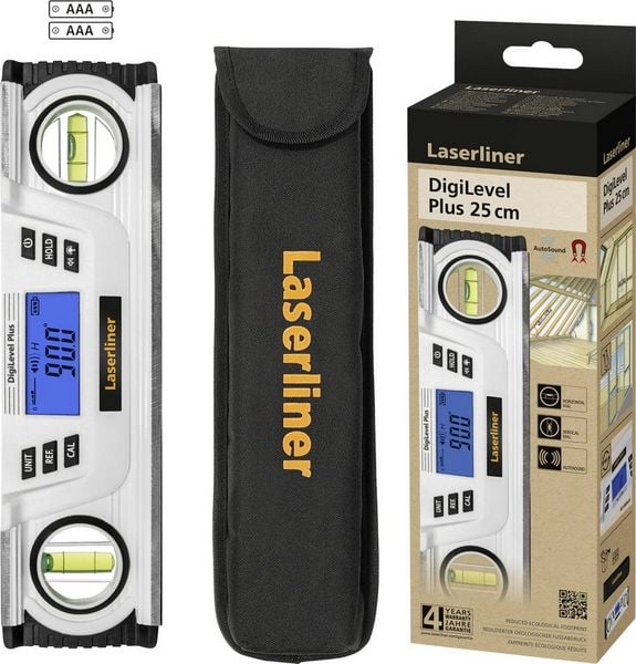 Produktbild: Laserliner DigiLevel Plus 25 081.249E Digitale Wasserwaage
