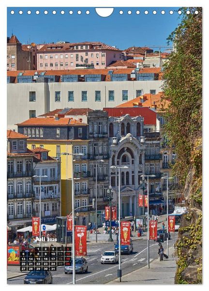 Produktbild: Porto Tag und Nacht (Wandkalender 2026 DIN A4 hoch), CALVENDO Monatskalender