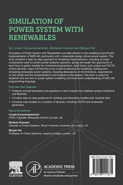 Produktbild: Simulation of Power System with Renewables