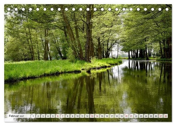 Produktbild: Parks und Wasserlandschaften (Tischkalender 2027 DIN A5 quer), CALVENDO Monatskalender