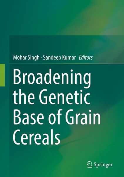 Produktbild: Broadening the Genetic Base of Grain Cereals